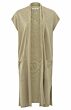 Yaya Open Sleeveless Cardigan Light Green