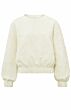 Yaya Structured Sweatshirt Ivory White