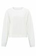 Yaya Sweatshirt Slub Effect Off White