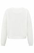 Yaya Sweatshirt Slub Effect Off White