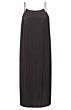 Yaya Jersey Plisse Dress Licorice Black