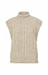 YAYA Cable Knit Spencer Ancient