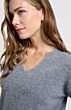 Yaya Soft Sweater V-Neck Formal Gray