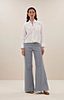 By Bar Nima Linen Blouse Bright White