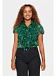 Saint Tropez Lilja Crinkle Shirt Verdant Green