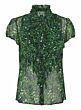 Saint Tropez Lilja Crinkle Shirt Verdant Green