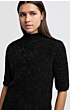 YAYA Fluffy Sweater Black