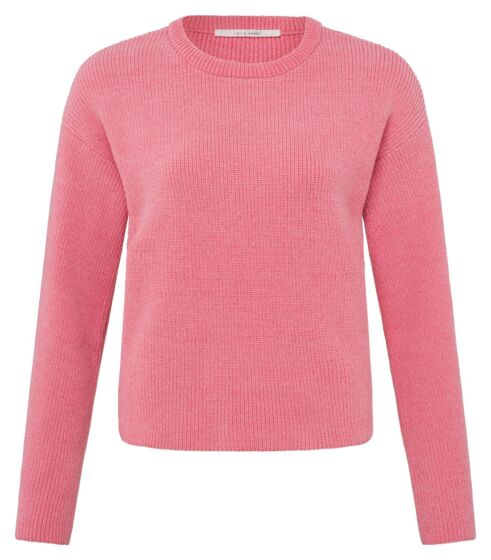 Yaya Chenille Sweater Crewneck Morning Glory Pink