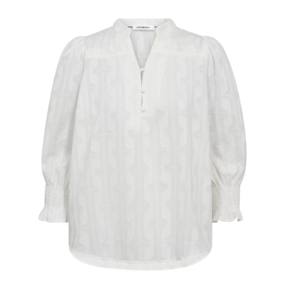 Co'couture EmmaCC Frill Blouse Off White