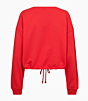 Co'couture Clean Crop Top Sweat Flame