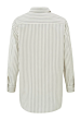 YAYA Striped Relaxed Blouse Chalk White Dessin