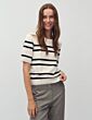 MbyM Carla Bravana Stripe Knit Shadow Sugar Stripe