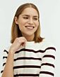 Mbym Carla Stripe Knit Sugar Wine Stripe