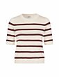 Mbym Carla Stripe Knit Sugar Wine Stripe