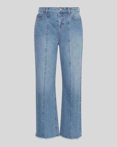 MSCH Eli Ada Straight Ankle Jeans Mid Blue Wash