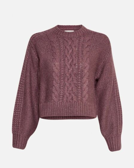 MSCH Diella Heidi Pullover Black Plum