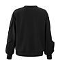 YAYA Sweater With Ruffle Black