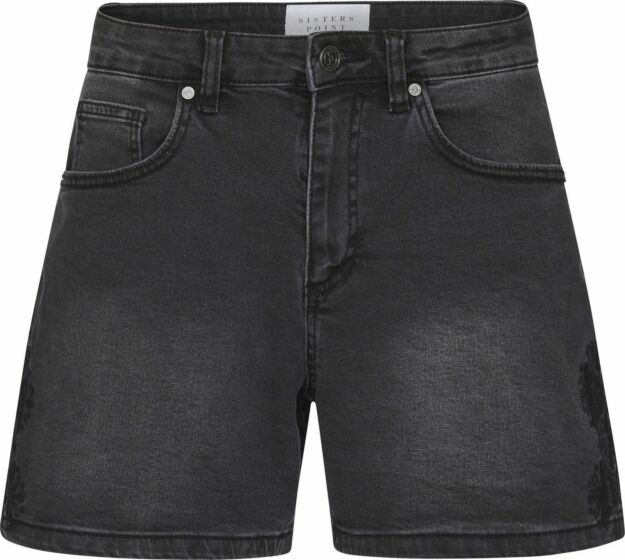 Sisters Point Olia Short Grey Wash/Black