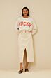 By Bar Elba Twill Skirt Raw White