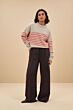 By Bar Sonny Stripe Pullover Lipstick