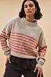 By Bar Sonny Stripe Pullover Lipstick