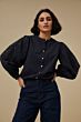 By Bar Rikki Embroidery Blouse MIdnight