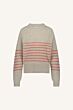 By Bar Sonny Stripe Pullover Lipstick