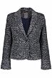 Geisha Blazer Leopard Grey Cobalt