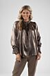 Nukus Marbella Blouse Shiny Walnut