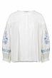 Nukus Linda Blouse Embroidery White