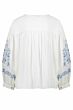 Nukus Linda Blouse Embroidery White