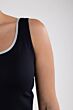 Nukus Juba Singlet Navy Silver