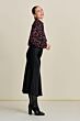 POM Skirt Satin Black