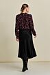 POM Skirt Satin Black