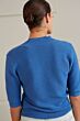 Yaya V-Neck Short Sleeve Sweater Cobalt Blue