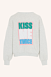 By Bar Bibi Big Kiss Sweater Light Grey Melee