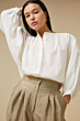 By Bar Lucy Chambric Blouse Off White