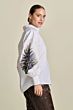 POM Blouse Maxime Feather White