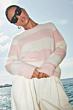 By Bar Gwen Big Stripe Pullover Pink