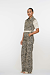 Geisha Jeans Leopard Print Sand Leopard
