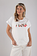 Nukus Femke Shirt Adore Off White Coral