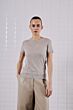 With Black Heather Tee Pumice Stone Melange