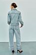 With Black Abigale Denim Jacket Spring Grey