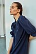 With Black Laddison Dress Mid Day Blue