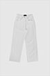 With Black Annika High Waist Pant White
