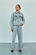 With Black Hazel Grey Turn Up Jeans Spring Grey