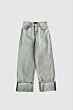 With Black Hazel Grey Turn Up Jeans Spring Grey