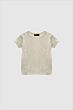 With Black Heather Tee Pumice Stone Melange