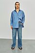 With Black Shorty Shirt All Day Blue Stripe