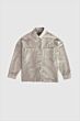 With Black Steffi Denim Shirt Jacket Grey